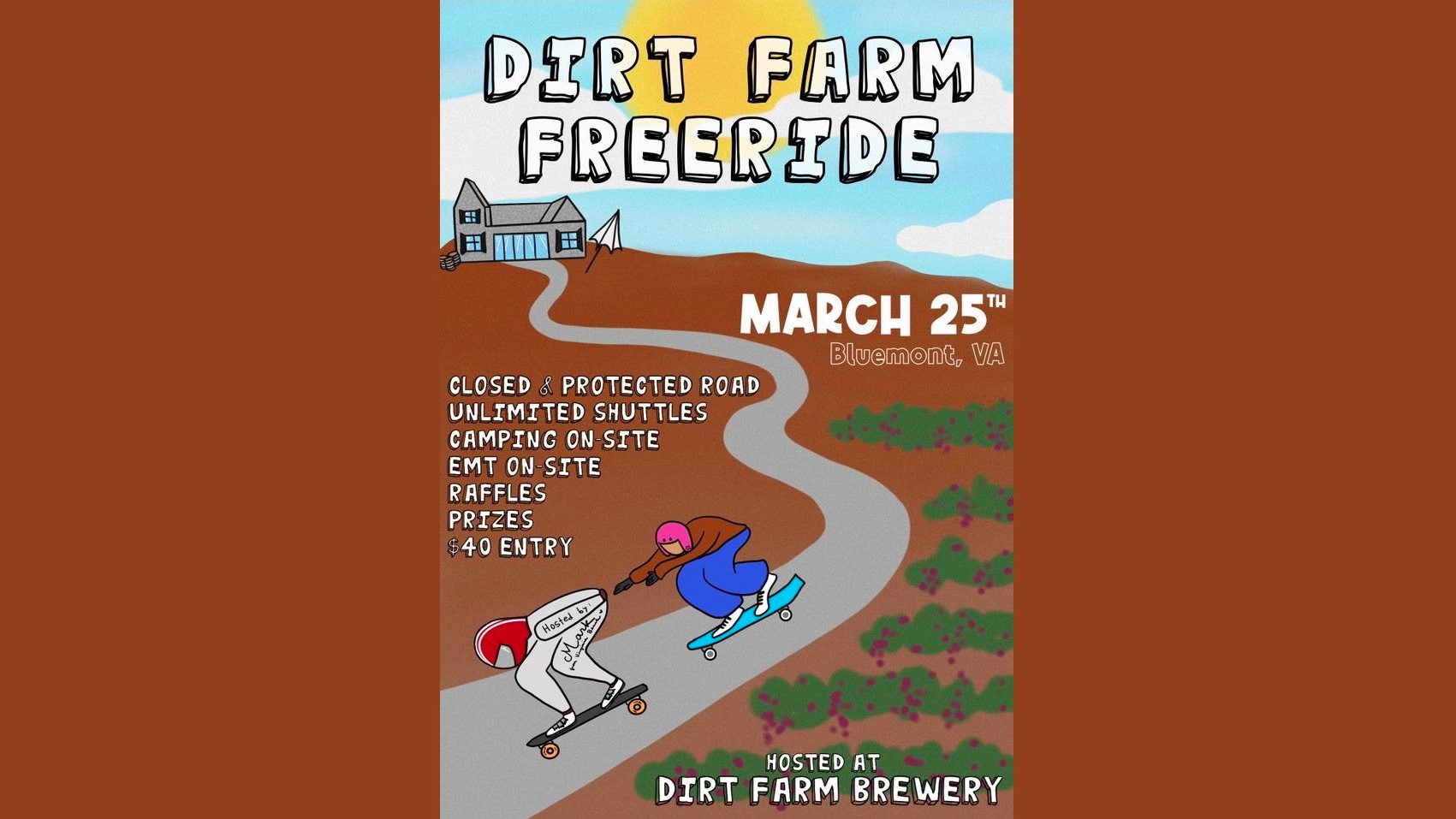 Dirt farm freeride 2023 Poster
