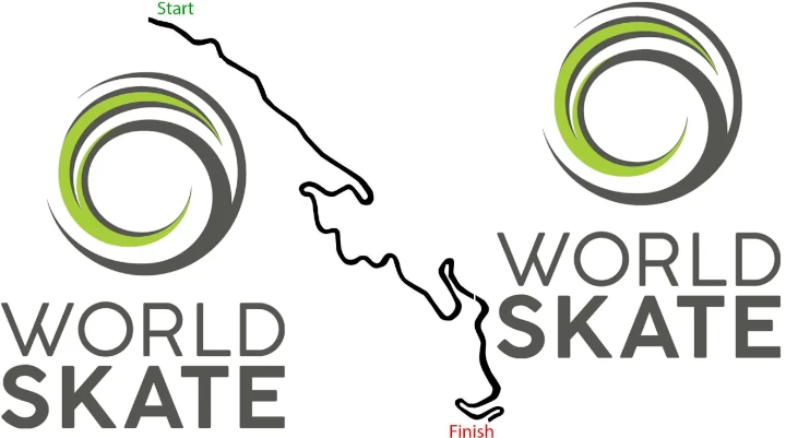 World Skate World Championships 2023 Track Map